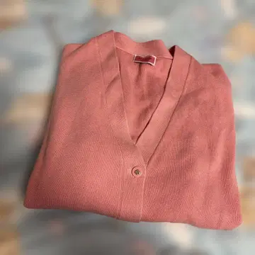 케이트 스페이드 핑크 긴팔 가디건