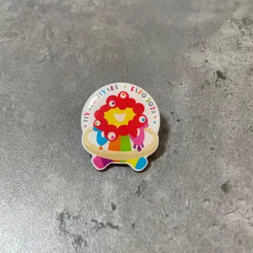 Expo 2025 컬러풀 캐릭터 핀 배지