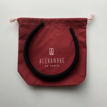 ALEXANDRE DE PARIS 블랙 머리띠