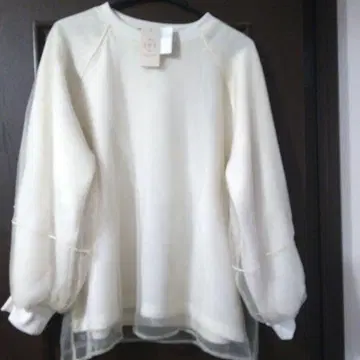 미사용 새상품 사만사 모스모스 오간자 레이어드 맨투맨