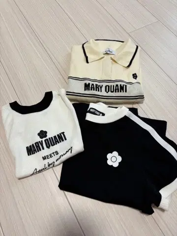 MARY QUANT 반팔 피케 셔츠 3세트