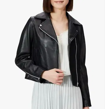 fray id 램 가죽 라이더 자켓