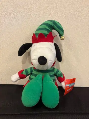 스누피 봉제 인형 크리스마스