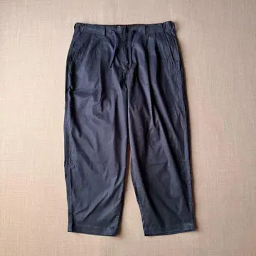 FAT 페이크 스웨이드 와이드 테이퍼드 블루