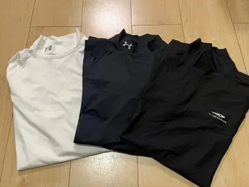 언더셔츠 M 사이즈 3장 세트 (언더아머 x 2, TIGRA x 1)