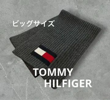 타미힐피거 리브 머플러 그레이