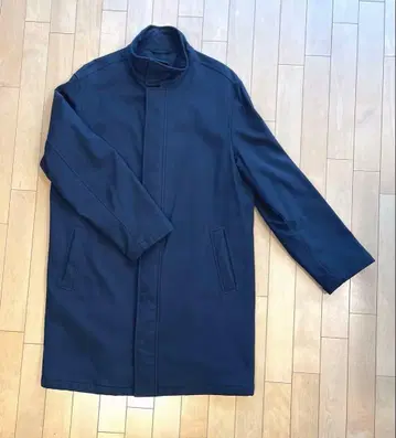 던힐 라이너 포함 스탠드 카라 코트 L 사이즈 발수 방풍 나일론 큐프라