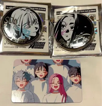 agf 2025 에이리언 스테이지 메탈 캔뱃지 미지스아 특전 카드