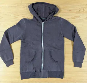 새상품급 FULLCOUNT(풀카운트) 풀 집업 후드티 브라운 38