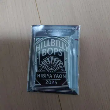 HILLBILLY BOPS 캔뱃지 2025 히비야 야외 음악당