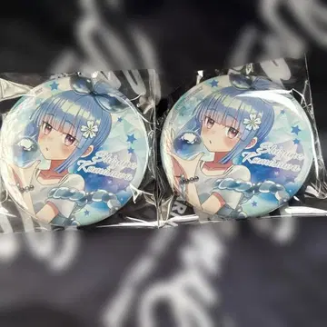 3 온천무스메 카미스와 시즈쿠 SUWA 유리 캔뱃지 2개