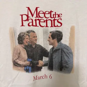 영화 Meet the Parents T셔츠 USA 카피라이트 L