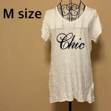 [ womens ] chic/반팔 T셔츠/화이트 T셔츠/비침/화이트