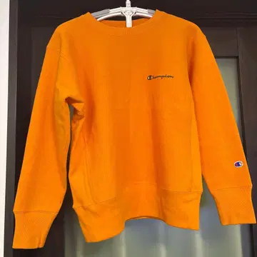 Champion 오렌지 크루넥 트레이닝복