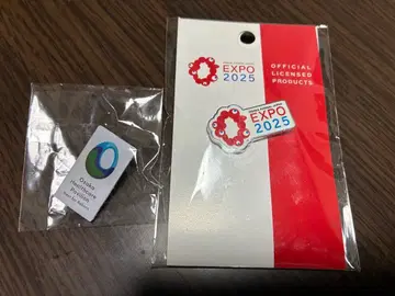 만박 핀 배지 로고 마크 미야쿠미야쿠 헬스케어 파빌리온 2개 세트