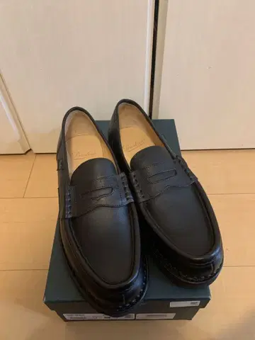 미사용품 Paraboot 블랙 란스 REIMS 7h