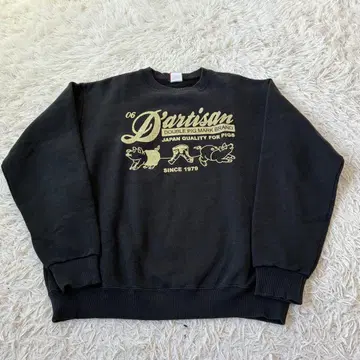 studioDARTIZAN 스튜디오 다치산 맨투맨 트레이닝복 블랙