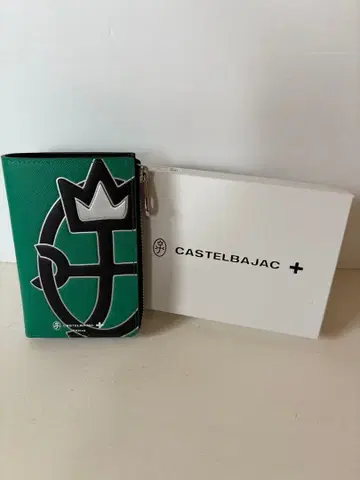 CASTELBAJAC 그린 접이식 지갑