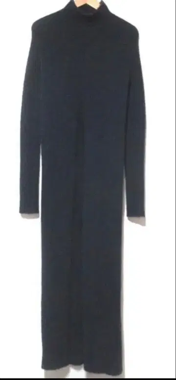 질 샌더 롱 스웨터 맥시 길이 니트 원피스