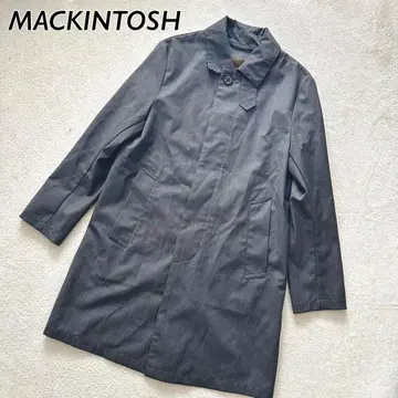 매킨토시 스텐카라 코트 롱 코트 울 그레이