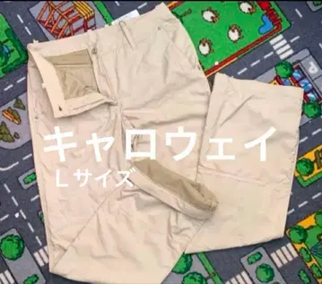 L 사이즈 캘러웨이 [ 속기모 ] 노턱 팬츠