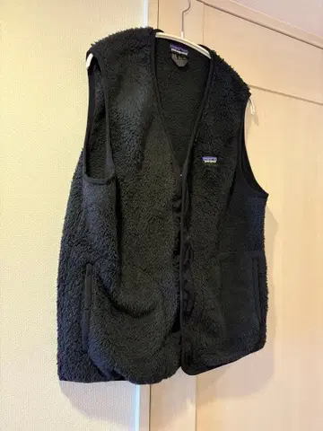 patagonia 로스 가토스 플리스 베스트 블랙 M 사이즈