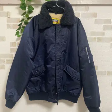 퍼 달린 네이비 아우터 3L