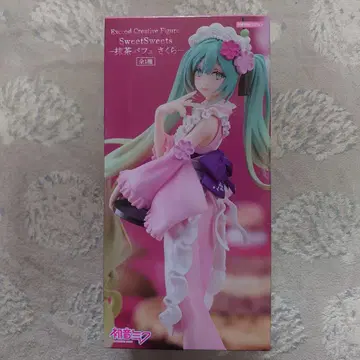 하츠네 미쿠 사쿠라 말차 파르페 피규어