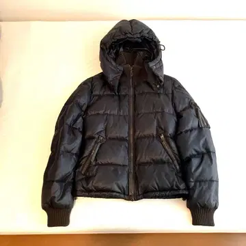 듀베티카 다운 자켓 크로아티아 제조 지퍼 블랙 여성용 40