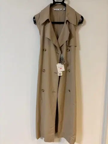 [ 미사용 ] 유니클로 JW ANDERSON 베이지 롱 베스트 S