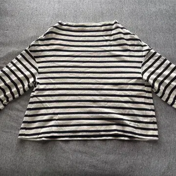 MACPHEE 스트라이프 패턴 긴팔 T셔츠 사이즈 36