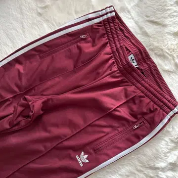 아디다스 파이어버드 트랙 팬츠 저리 섀도우 레드 XL