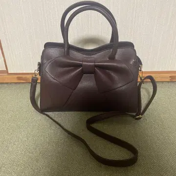 BLUEEAST 리본 백 브라운