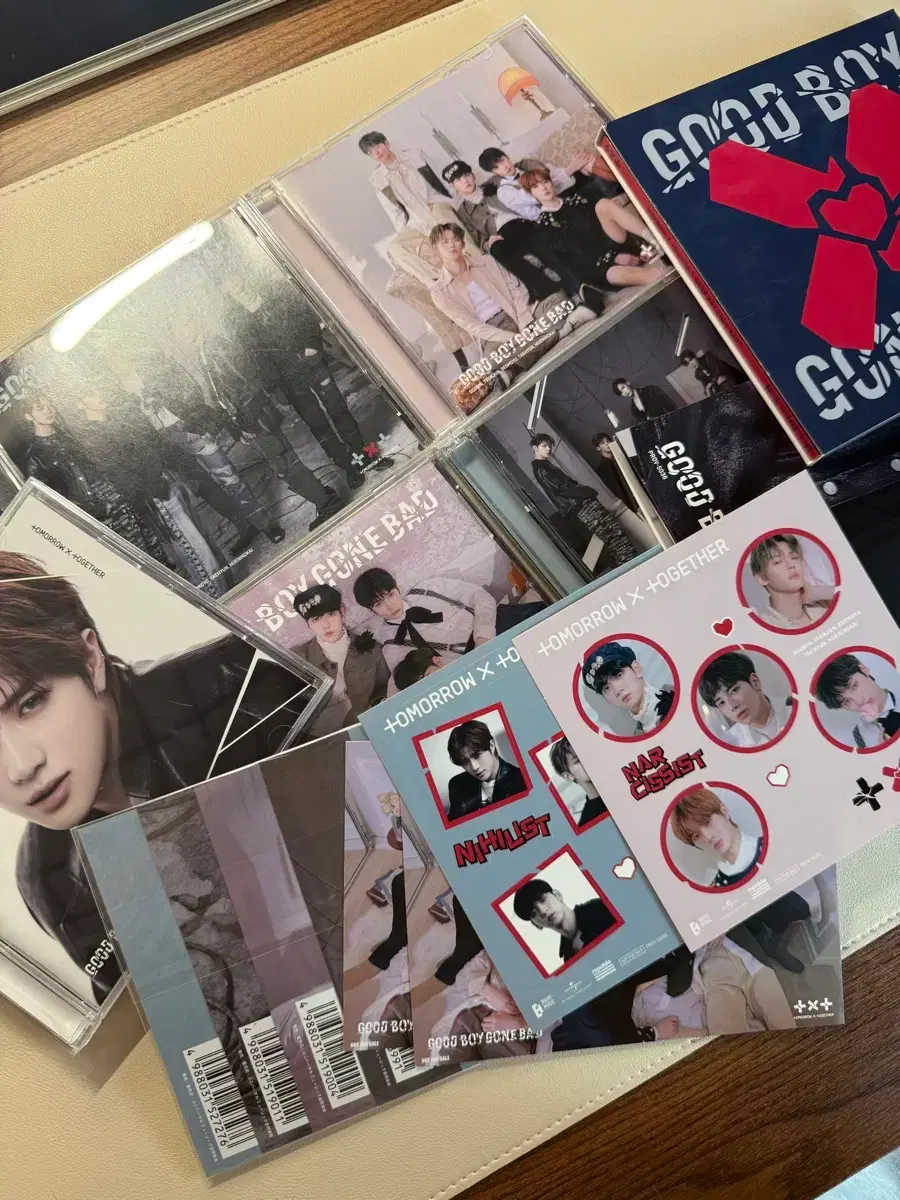 TXT Japan album set Good Boy Gone Bad Soobin Yeonjun Beomgyu Taehyun Huening Poca