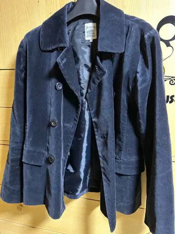 테치치 네이비 코듀로이 자켓 M 사이즈