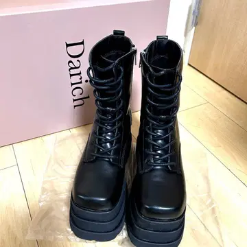 Darich 트리플 밑창 엔지니어 부츠 XL 다리치 블랙