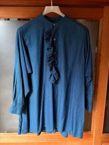 45r 인디고 염색 튜닉
