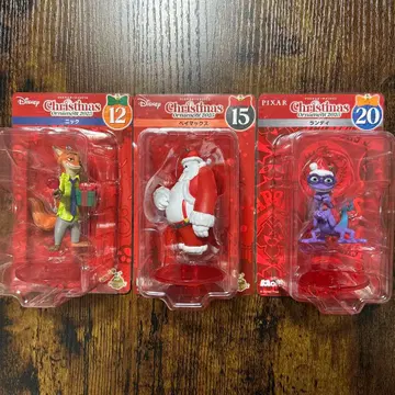 해피 복권 디즈니 픽사 크리스마스 오너먼트 3체 세트
