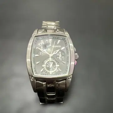 WIRED (SEIKO) 쿼츠 손목시계 실버 스테인리스 [새상품급]