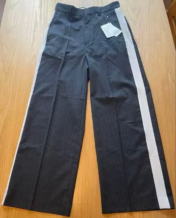 JOURNAL STANDARD TW 그레이 스트라이프 와이드 팬츠