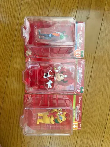 디즈니 치비마루 피규어 3개 세트 happy 복권