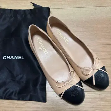 발레 슈즈 베이지/블랙