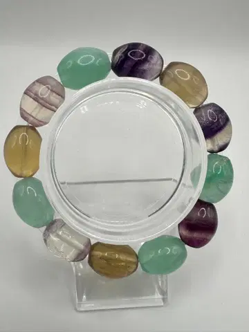 플로라이트 콩 모양 팔찌