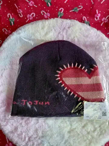 스티치 오리지널 패턴 비니 TINA: JOJUN 하트 무늬 니트 모자