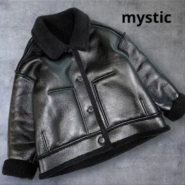 mystic 리버서블 보아 자켓
