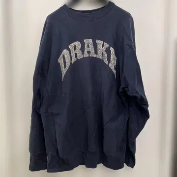 챔피온 리버스 위브 트리코 태그 DRAKE 네이비 XXL