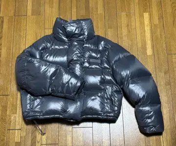 BREATH 다크 그레이 숏 다운 자켓 badhop 착용