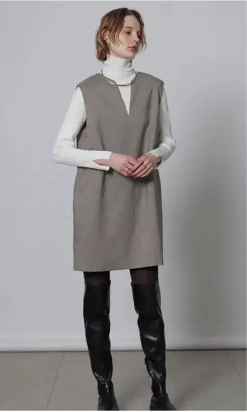 CADUNE 미니 점프 스커트 카듀네 미니 원피스 38