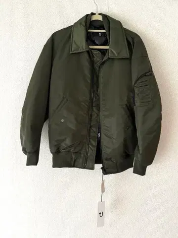 +J 다운 오버사이즈 리브 블루종