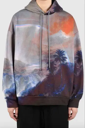 LAD MUSICIAN 올 패턴 풀오버 후드티 46